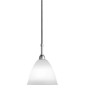 GUBI Bestlite BL9 Pendant Ø:16 cm Chrome Base - Bone China skærm