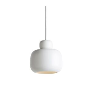 Woud Stone Pendant S Ø: 16 cm - White