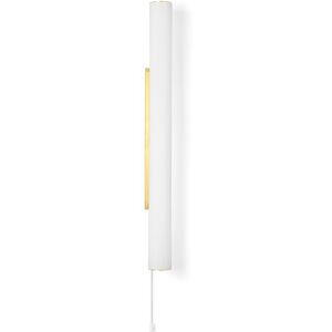 Ferm Living Vuelta Wall Lamp H: 100 cm - White/Brass