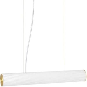 Ferm Living Vuelta Pendant H: 60 cm - White/Brass