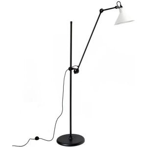 DCW Editions Lampe Gras N215 Gulvlampe Konisk H: 135cm - Sort/Hvid