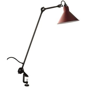 DCW Editions Lampe Gras N201 Bordlampe m. klemme Konisk H: 59cm - Sort/Rød