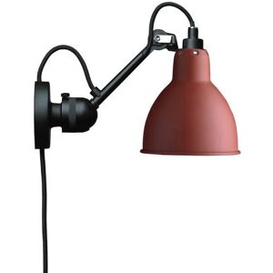 DCW Editions Lampe Gras N304CA Væglampe Rund m. Ledning H: 14cm - Sort/Rød