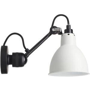 DCW Editions Lampe Gras N304SW Væglampe Rund m. Afbryder H: 14cm - Sort/Hvid