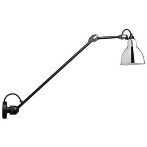 DCW Editions Lampe Gras N304L60 Væglampe Rund H: 60cm - Sort/Krom