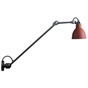 DCW Editions Lampe Gras N304L60 Væglampe Rund H: 60cm - Sort/Rød