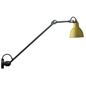 DCW Editions Lampe Gras N304L60 Væglampe Rund H: 60cm - Sort/Gul