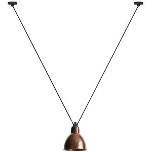 DCW Editions Lampe Gras N323 L Pendel Rund Les Acrobates De Gras H: 300cm - Sort/Rå Kobber