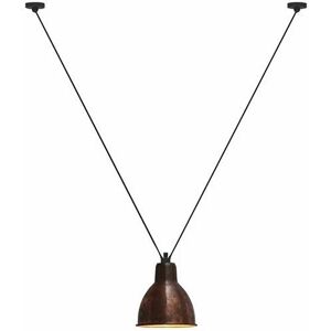 DCW Editions Lampe Gras N323 XL Pendel Rund Les Acrobates De Gras H: 300cm - Sort/Rå Kobber