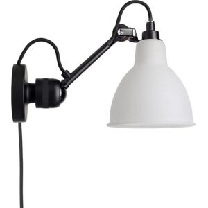 DCW Editions Lampe Gras N304CA Væglampe Rund m. Ledning H: 14cm - Sort/Glas