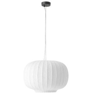 Vipp 586 Paper Pendant Ø: 45 cm - White/Dark Oak