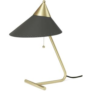 Warm Nordic Brass Top Table Lamp H: 41 cm - Charcoal