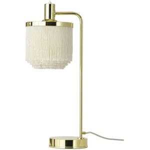 Warm Nordic Fringe Table Lamp H: 61 cm - Cream White