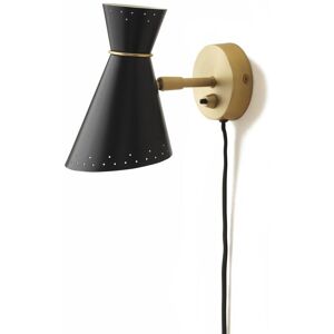 Warm Nordic Bloom Wall Lamp H: 17 cm - Black Noir