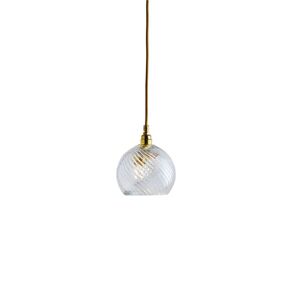 EBB & FLOW Rowan Pendant Lamp Crystal S Ø: 15,5 cm - Swirl/Gold