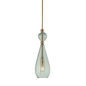 EBB & FLOW Smykke Pendant Lamp M Ø: 12,5 cm - Forest Green/Gold