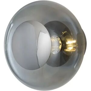 EBB & FLOW Horizon Ceiling/Wall Lamp S Ø: 21 cm - Smokey Grey/Silver