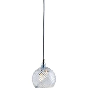 EBB & FLOW Rowan Pendant Lamp Crystal S Ø: 15,5 cm - Swirl/Silver