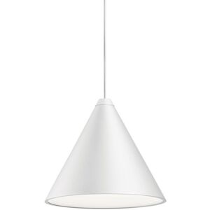 FLOS String Light Cone med gulvbase inkl. 12 m ledning - Hvid