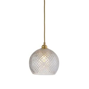 EBB & FLOW Rowan Pendant Lamp Crystal M Ø: 22 cm - Small Check/Goldl