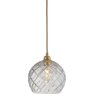 EBB & FLOW Rowan Pendant Lamp Crystal M Ø: 22 cm - Large Check/Gold