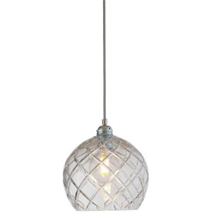 EBB & FLOW Rowan Pendant Lamp Crystal M Ø: 22 cm - Large Check/Silver