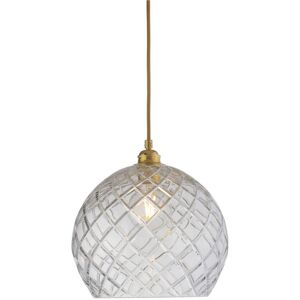 EBB & FLOW Rowan Pendant Lamp Crystal L Ø: 28 cm - Medium Check/Gold