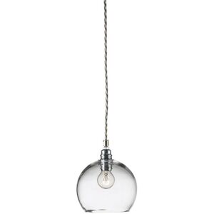 EBB & FLOW Rowan Pendant Lamp S Ø: 15,5 cm - Clear/Silver