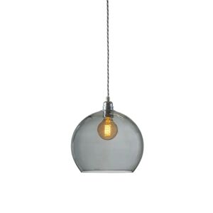 EBB & FLOW Rowan Pendant Lamp L Ø: 28 cm - Smokey Grey/Silver