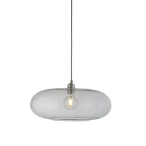 EBB & FLOW Horizon Pendant Lamp XL Ø: 45 cm - Clear/Silver