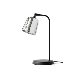 New Works Material Table Lamp H: 45 cm - Stainless Steel/Black base