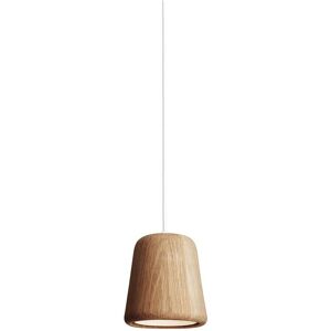 New Works Material Pendant Ø: 13 cm - Natural Oak/White