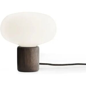 New Works Karl-Johan Table Lamp - Smoked Oak/White Opal