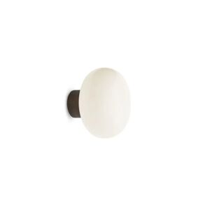 New Works Karl-Johan Wall Lamp - Smoked Oak/Opal Glass