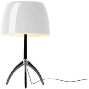 Foscarini Lumiere Grande with Dimmer Bordlampe H: 45 cm - Cromo Nero/Bianco