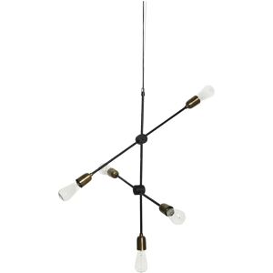 House Doctor Molecular Lampe 78 x 68 cm - Sort/Messing