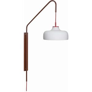 Hübsch Current Wall Light H: 111 cm - Red/Maroon FORUDBESTIL: MIDT JULI 2024