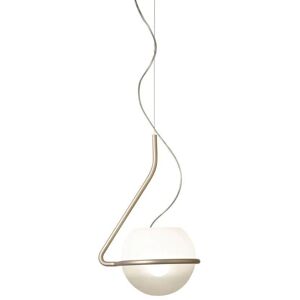 Foscarini Tonda Pendel Lille H: 46 cm LED - Titanium/Hvid