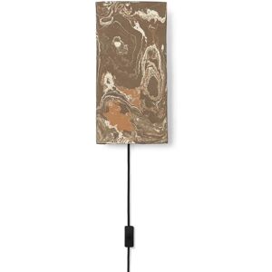 Ferm Living Argilla Wall Lamp H: 40 cm - Marble Mocha