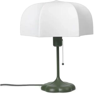 Ferm Living Poem Table Lamp H: 42 cm - White/Grass Green