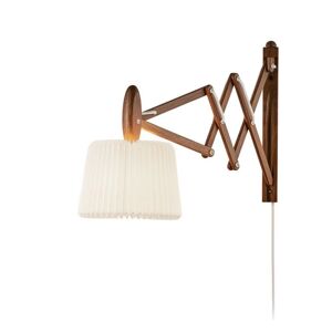 Le Klint 223 120 Saxlampe til væg H: 31 cm - Lys Eg/Silk White Papirskærm