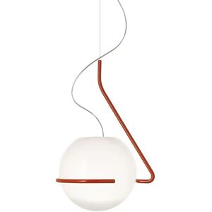 Foscarini Tonda Pendel Stor H: 60 cm LED - Orange/Hvid