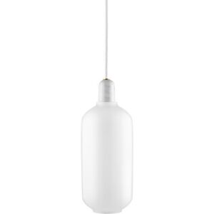 Normann Copenhagen Amp Pendel Large H: 26cm - Hvid/Hvid