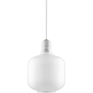 Normann Copenhagen Amp Pendel Small H: 17cm - Hvid/Hvid