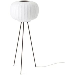 Vipp 581 Paper Floor Lamp H: 112 cm - White/Dark Oak