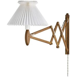 Le Klint SAX Wall Lamp Anniversary Edition D: 60 cm - Smoked Oak/Brass Fitting