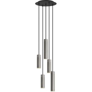 Thorup Copenhagen Patrone Pendant Cluster 5-Light Ø: 33 cm - Nickel-plated Brass