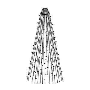 Sirius Tech-Line Flagstang H: 10,35 m - Sort/Varm Hvid