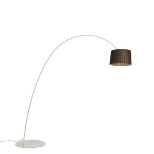 Foscarini Twiggy Elle Wood Gulvlampe H: 232cm - Greige/Rosewood