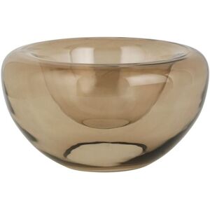 Kristina Dam Studio Opal Bowl Small Ø: 25 cm - Brown Topaz / Glass